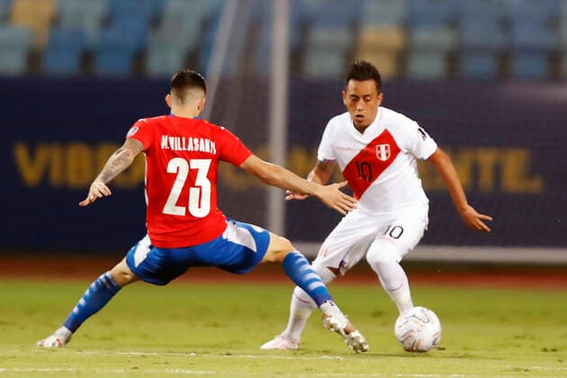 Football, Copa America, Peru - Paraguay