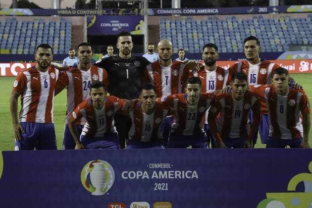 July 2, 2021, Goiania, Brazil: Soccer soccer match between Peru and Paraguay, valid for the quarterfinals of Copa America 2021, held at Pedro Ludovico Teixeira Olympic Stadium, in Goiania, on Friday (2).  Copyright: xLecoxVianax