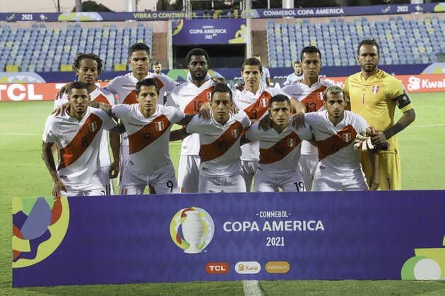 July 2, 2021, Goiania, Brazil: Soccer soccer match between Peru and Paraguay, valid for the quarterfinals of Copa America 2021, held at Pedro Ludovico Teixeira Olympic Stadium, in Goiania, on Friday (2).  Copyright: xLecoxVianax