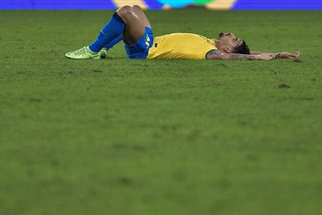 Futbol, Chile vs Brasil. Copa America Brasil 2021. El jugador de Brasil Lucas Paqueta es fotografiado durante el partido por Cuarto de Final de Copa America disputado en el estadio Nilton Santos en Rio de Janeiro, Brasil. 2 07 2021 Marcello Dias DiaEsportivo Photosport Football, Chile vs Brazil. Brazil Copa America Championship 2021. Brazil s player Lucas Paqueta , is pictured during the match for quarterfinal of Copa America Championship at Nilton Santos stadium in Rio of Janeiro, Brazil. 2 07 2021 Marcello Dias DiaEsportivo Photosport Chile vs Brasil, Copa America 2021