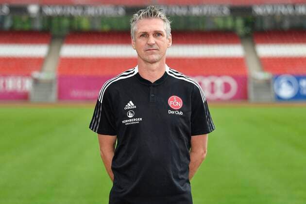 01 07 2021 1 FC Nuremberg FCN Club Season 2021 2022 photo appointment portrait appointment single photo portrait portrait head shot Marko Riegel stuff keeper 1 FC Nuremberg FCN