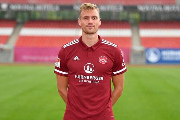 01 07 2021 1 FC Nuernberg FCN Club Season 2021 2022 photo appointment portrait appointment single photo portrait portrait headshot Asger Sörensen Soerensen 4, 1 FC Nuernberg FCN