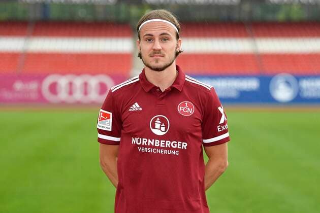 01 07 2021 1 FC Nuernberg FCN Club Season 2021 2022 photo appointment portrait appointment single photo portrait portrait headshot Felix Lohkemper 7, 1 FC Nuernberg FCN