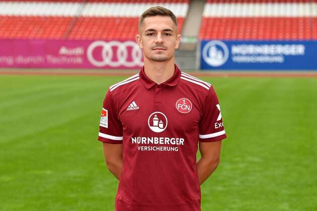 01 07 2021 1 FC Nuernberg FCN Club Season 2021 2022 photo appointment portrait appointment single photo portrait portrait headshot Nikola Dovedan 10, 1 FC Nuernberg FCN