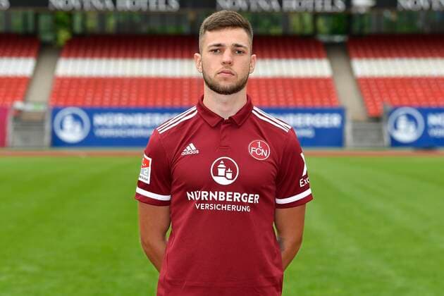 01 07 2021 1 FC Nuernberg FCN Club Season 2021 2022 photo appointment portrait appointment single photo portrait portrait headshot Eric Shuranov 11, 1 FC Nuernberg FCN