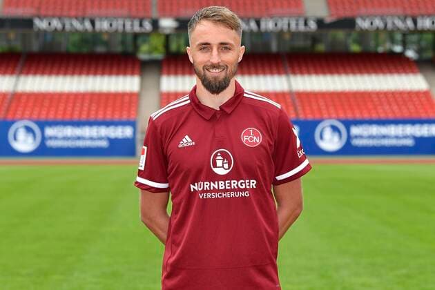 01 07 2021 1 FC Nuernberg FCN Club Season 2021 2022 photo appointment portrait appointment single photo portrait portrait headshot Florian Hübner Huebner 19, 1 FC Nuernberg FCN