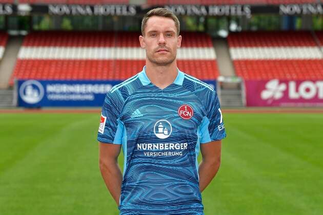 01 07 2021 1 FC Nuernberg FCN Club Season 2021 2022 photo appointment portrait appointment single photo portrait portrait headshot Christian Mathenia 26, 1 FC Nuernberg FCN
