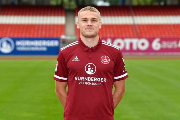 01 07 2021 1 FC Nuernberg FCN Club Season 2021 2022 photo appointment portrait appointment single photo portrait portrait headshot Tim Handwerker 29, 1 FC Nuernberg FCN