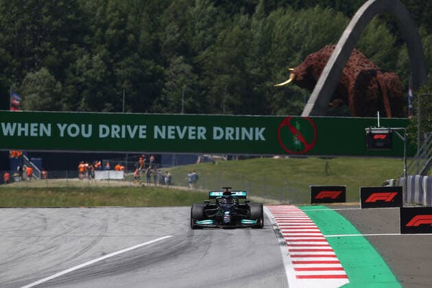 FORMULA 1 - GP of Austria 2021 SPIELBERG,AUSTRIA,03.JUL.21 - MOTORSPORTS, FORMULA 1 - Grand Prix of Austria, Red Bull Ring, practice and qualifying. Image shows Lewis Hamilton (GBR Mercedes).  GEPAxpictures xManfredxBinder