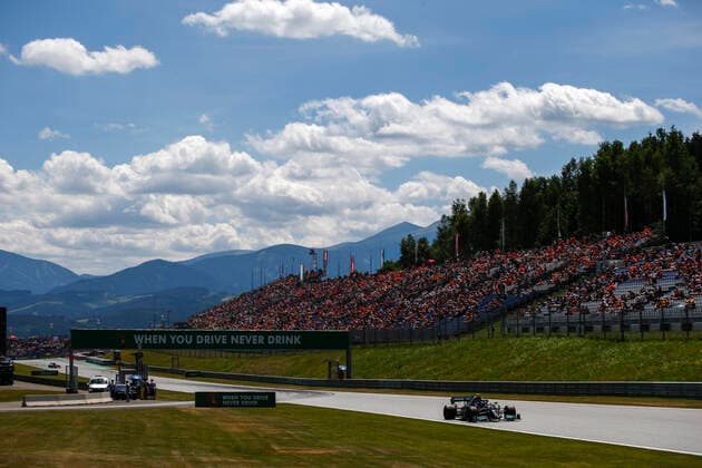 77 Valtteri Bottas FIN, Mercedes AMG Petronas F1 Team , F1 Grand Prix of Austria at Red Bull Ring on July 3, 2021 in Spielberg, Austria Photo by HOCH ZWEI Spielberg Austria
