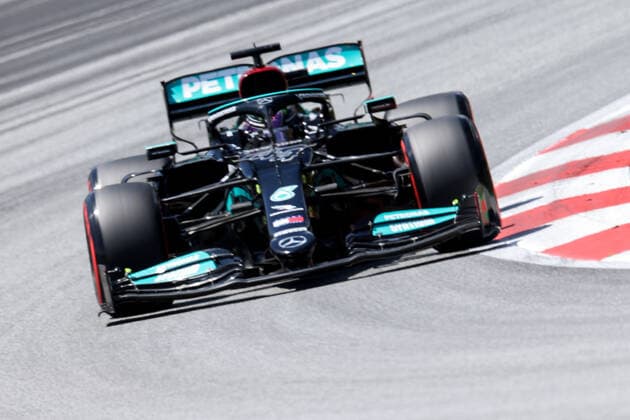 FORMULA 1 - GP of Austria 2021 SPIELBERG,AUSTRIA,03.JUL.21 - MOTORSPORTS, FORMULA 1 - Grand Prix of Austria, Red Bull Ring, practice and qualifying. Image shows Lewis Hamilton (GBR Mercedes).  GEPAxpictures xChristianxWalgram