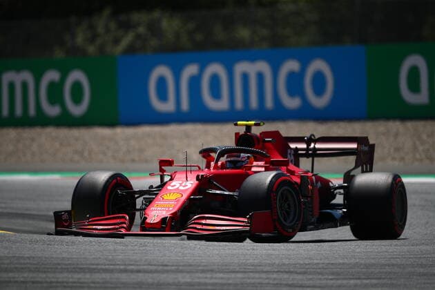 55 Carlos Sainz Jr Scuderia Ferrari. Formula 1 World Championship, WM, Weltmeisterschaft 2021, Austrian GP 1-4 July 2021  Copyright: xFedericoxBasilex xIPAx xIPAx xFedericoxBasilex xIPAx 0