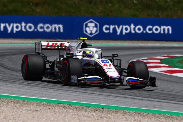 Formula 1 Austria Gran Prix 2021 Mick Schumacher of Haas F1 Team on track during free pratice of Formula 1 Gran Prix 2021 of Austria Spielberg Red Bull Ring Austria Copyright: xBasilex