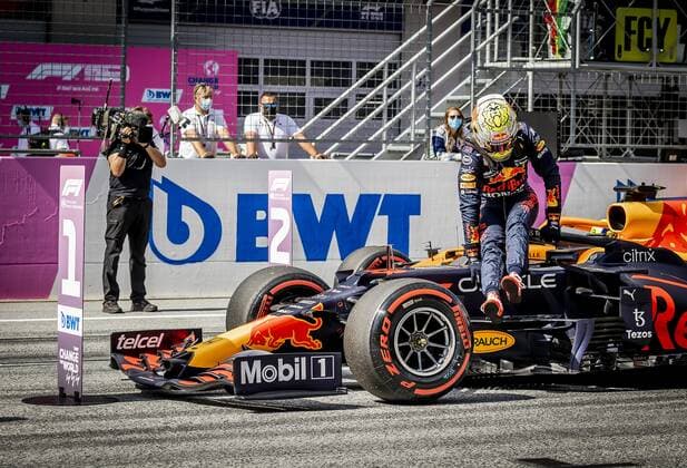 SPIELBERG Max Verstappen Red Bull Racing after qualifying for the Austrian Grand Prix The race took place at the Red Bull Ring circuit in the state of Styria REMKO DE WAAL W xVIxANPxSportx xxANPxIVx 433359451