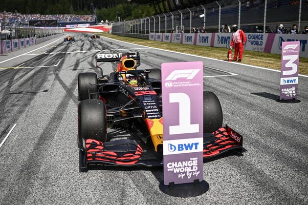F1 Grand Prix of Austria 33 Max Verstappen (NED, Red Bull Racing), F1 Grand Prix of Austria at Red Bull Ring on July 3, 2021 in Spielberg, Austria. (Photo by Christian Bruna EPA FIA Pool via HOCH ZWEI) Spielberg Austria Poolfoto HOCH ZWEI Pool EPA-EFE ,EDITORIAL USE ONLY