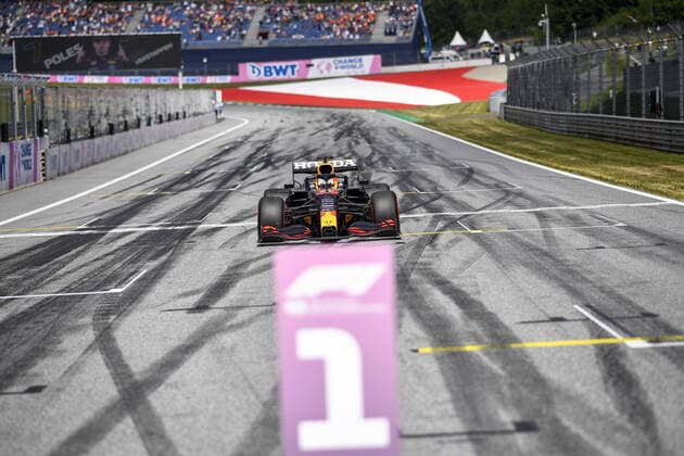 Sport Bilder des Tages F1 Grand Prix of Austria 33 Max Verstappen (NED, Red Bull Racing), F1 Grand Prix of Austria at Red Bull Ring on July 3, 2021 in Spielberg, Austria. (Photo by Christian Bruna EPA FIA Pool via HOCH ZWEI) Spielberg Austria Poolfoto HOCH ZWEI Pool EPA-EFE ,EDITORIAL USE ONLY