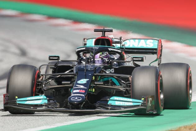 FORMULA 1 - GP of Austria 2021 SPIELBERG,AUSTRIA,03.JUL.21 - MOTORSPORTS, FORMULA 1 - Grand Prix of Austria, Red Bull Ring, practice and qualifying. Image shows Lewis Hamilton (GBR Mercedes).  GEPAxpictures xChristianxWalgram