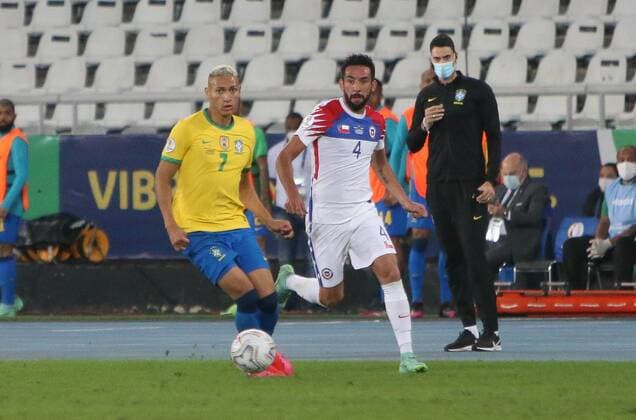 FOOTBALL : Copa America 2021 - 1 4 de Finale - Bresil s chili - 02 07 2021 