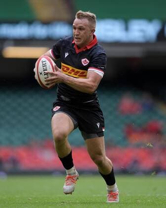 Mandatory Credit: Photo by Ryan Hiscott JMP Shutterstock (12194685b) Ben Lesage of Canada Wales v Canada, UK - 03 Jul 2021 Wales v Canada, UK - 03 Jul 2021  Copyright: xRyanxHiscott JMP Shutterstockx 12194685b