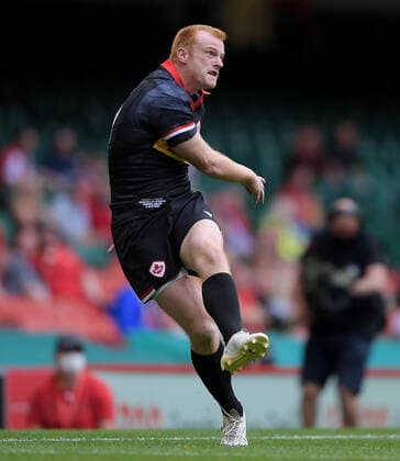 Mandatory Credit: Photo by Ryan Hiscott JMP Shutterstock (12194685f) Peter Nelson of Canada Mandatory by-line: Ryan Hiscott JMP Wales v Canada, UK - 03 Jul 2021 Wales v Canada, UK - 03 Jul 2021  Copyright: xRyanxHiscott JMP Shutterstockx 12194685f
