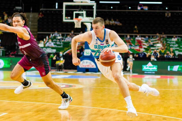 KOWNO, ZALGIRIO ARENA 03.07.2021 KWALIFIKACJE OLIMPIJSKIE TOKYO 2020 FIBA OLYMPIC QUALIFYING TOURNAMENT 2020 POLFINAL SEMIFINAL SLOWENIA - WENEZUELA SLOVENIA - VENEZUELA NZ VLATKO CANCAR (31) Pawel Pietranik NEWSPIX.pl --- Newspix.pl  PIETRANIK030721_030