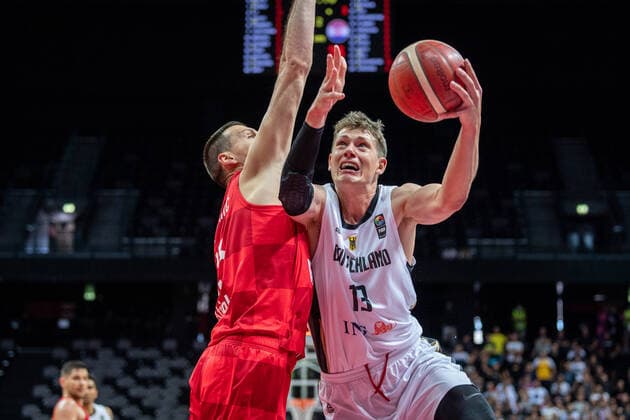Basketball Split 03 07 2021 Olympic Qualification FIBA Olympic Qualifying Tournament 2020 Semifinals Germany GER Croatia CRO Moritz Wagner Germany, No 13