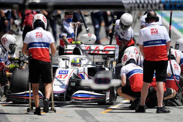 SCHUMACHER Mick F1 Team Haas Qualification Formula One at the Austriaring F1 Season 2021 GP of Austria at Spielberg on 03 July 2021