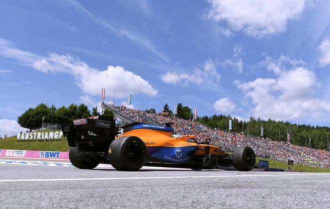 NORRIS Lando F1 Team McLaren Qualifying Formula One at the Austriaring F1 Season 2021 GP of Austria at Spielberg on 03 July 2021