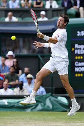 Mandatory Credit: Photo by Dave Shopland Shutterstock (12194409eu) Cameron Norrie during his third round match Wimbledon Tennis Championships, Day 6, The All England Lawn Tennis and Croquet Club, London, UK - 03 Jul 2021 Wimbledon Tennis Championships, Day 6, The All England Lawn Tennis and Croquet Club, London, UK - 03 Jul 2021  Copyright: xDavexShopland Shutterstockx 12194409eu