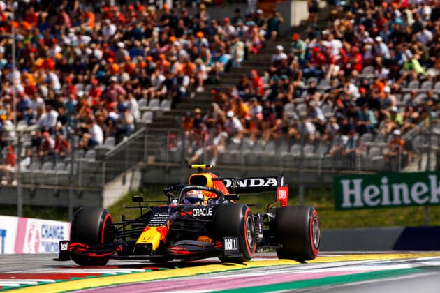 11 Sergio Perez MEX, Red Bull Racing , F1 Grand Prix of Austria at Red Bull Ring on July 3, 2021 in Spielberg, Austria Photo by HOCH ZWEI Spielberg Austria