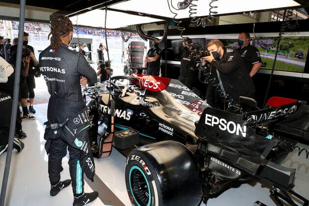 44 Lewis Hamilton GBR, Mercedes AMG Petronas F1 Team , F1 Grand Prix of Austria at Red Bull Ring on July 3, 2021 in Spielberg, Austria Photo by HOCH ZWEI Spielberg Austria