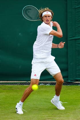 Mandatory Credit: Photo by Javier Garcia Shutterstock (12194408du) Alexander Zverev during his third round match Wimbledon Tennis Championships, Day 6, The All England Lawn Tennis and Croquet Club, London, UK - 03 Jul 2021 Wimbledon Tennis Championships, Day 6, The All England Lawn Tennis and Croquet Club, London, UK - 03 Jul 2021  Copyright: xJavierxGarcia Shutterstockx 12194408du