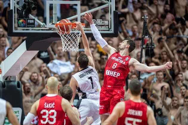 Basketball, Olympic Qualification, Germany - Croatia