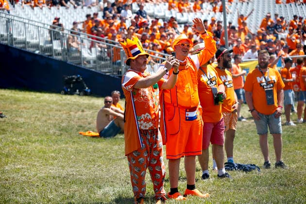 Fans, F1 Grand Prix of Austria at Red Bull Ring on July 3, 2021 in Spielberg, Austria Photo by HOCH ZWEI Spielberg Austria