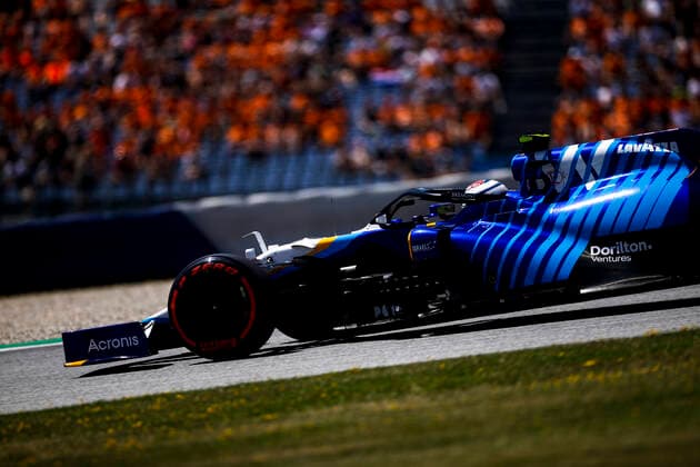6 Nicholas Latifi CAN, Williams Racing , F1 Grand Prix of Austria at Red Bull Ring on July 3, 2021 in Spielberg, Austria Photo by HOCH ZWEI Spielberg Austria