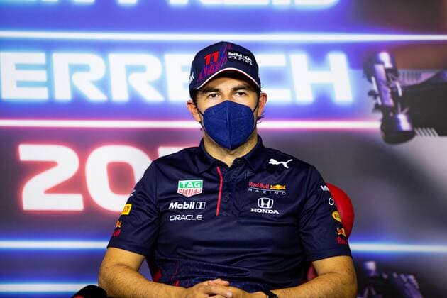 PEREZ Sergio (mex), Red Bull Racing Honda RB16B, portrait during the Formula 1 Grosser Preis Von Osterreich 2021, 2021 Austrian Grand Prix, 9th round of the 2021 FIA Formula One World Championship, WM, Weltmeisterschaft from July 2 to 4, 2021 on the Red Bull Ring, in Spielberg, Austria - FORMULE 1 : Grand prix d Autriche - Essais - Spielberg - 03 07 2021 DPPI Panoramic  00121017_JFBE3060
