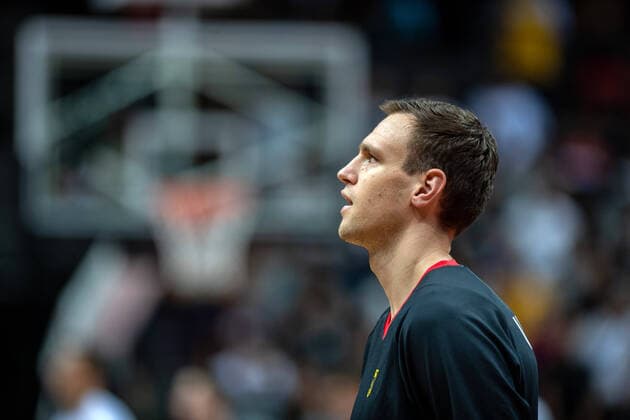 Basketball Split 03 07 2021 Olympic Qualification FIBA Olympic Qualifying Tournament 2020 Semifinals Germany GER Croatia CRO Johannes Voigtmann Germany, No 07