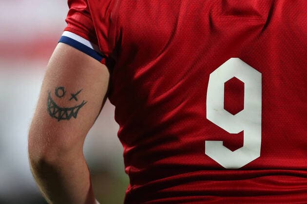 Bilder des Jahres 2021, Sport 07. Juli Sport Themen der Woche KW26 Sigma Lions v British & Irish Lions 2021 British and Irish Lions tour to South Africa Ali Price of the British & Irish Lions tattoo during the 2021 British and Irish Lions tour to South Africa match between Sigma Lions and the British and Irish Lions held at Ellis Park in Johannesburg, South Africa Content Not Available For UK Newspapers Copyright: xShaunxRoyx FIL-15638-0098