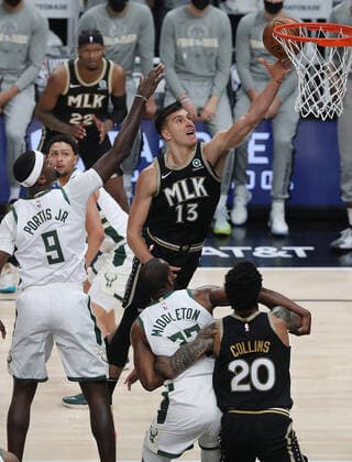 Basketball, NBA Playoffs, Atlanta Hawks - Milwaukee Bucks