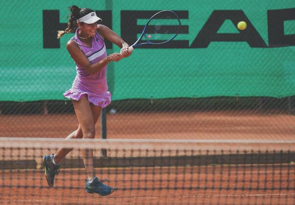 Tennis, ITF tournament in Bruchköbel