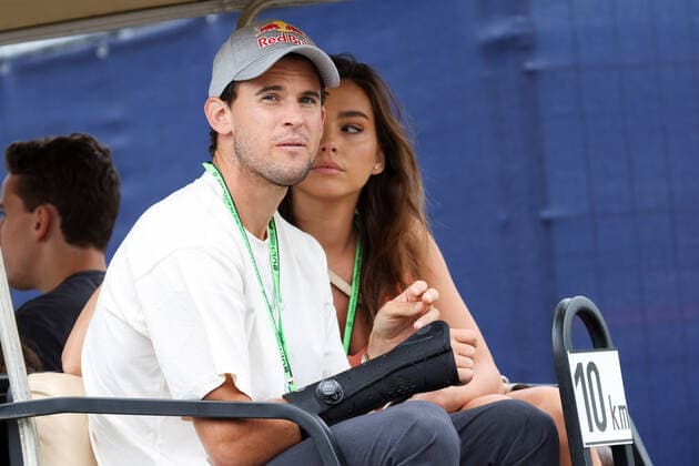 Formula 1, Austrian GP, guests, Dominic Thiem and girlfriend Lili