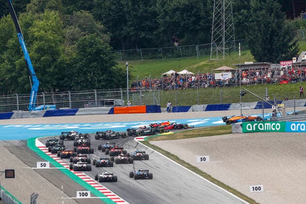 Start, F1 Grand Prix of Austria at Red Bull Ring on July 4, 2021 in Spielberg, Austria Photo by HOCH ZWEI Spielberg Austria
