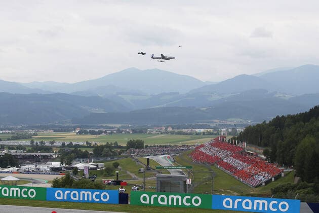 FORMULA 1 - GP of Austria 2021 SPIELBERG,AUSTRIA,04.JUL.21 - MOTORSPORTS, FORMULA 1 - Grand Prix of Austria, Red Bull Ring. Image shows an overview.  GEPAxpictures xManfredxBinder
