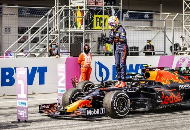 SPIELBERG Max Verstappen wins the Formula 1 Grand Prix of Austria The Grand Prix took place at the Red Bull Ring race track in the state of Styria REMKO DE WAAL W xVIxANPxSportx xxANPxIVx 433397274