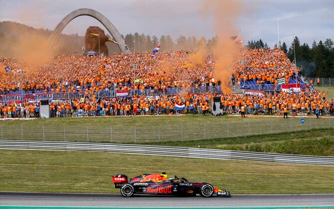 33 Max Verstappen NED, Red Bull Racing , F1 Grand Prix of Austria at Red Bull Ring on July 4, 2021 in Spielberg, Austria Photo by HOCH ZWEI Spielberg Austria