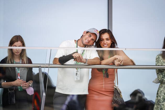 Tennis player Dominic Thiem during the Formula 1 Grosser Preis Von Osterreich 2021, 2021 Austrian Grand Prix, 9th round of the 2021 FIA Formula One World Championship, WM, Weltmeisterschaft from July 2 to 4, 2021 on the Red Bull Ring, in Spielberg, Austria - FORMULE 1 : Grand Prix Autriche - 04 07 2021 DPPI PANORAMIC  _GDN2085