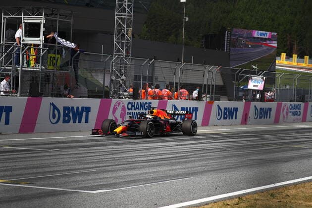 33 Max Verstappen RedBull Racing Honda win the . Formula 1 World Championship, WM, Weltmeisterschaft 2021, Austrian GP 1-4 July 2021  Copyright: xFedericoxBasilex xIPAx xIPAx xFedericoxBasilex xIPAx 0