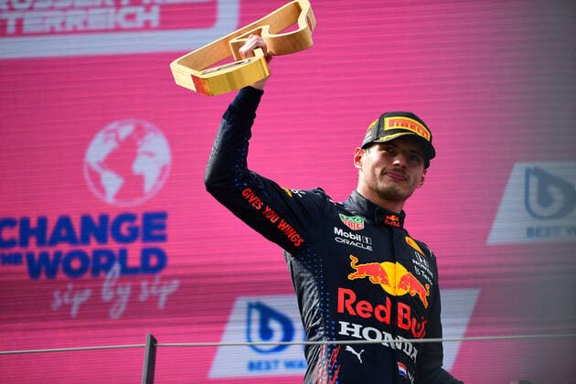 F1 Grand Prix of Austria Max Verstappen of Red Bull Racing Honda drive his RB16B single-seater during race of Austrian Grand Prix, 9th round of Formula One World Championship, WM, Weltmeisterschaft in Red Bull Ring in Spielberg, Styria, Austria, 4 July 2021 Spielberg Styria Austria diodato-notitle210704_npSq2  Copyright: xAndreaxDiodatox