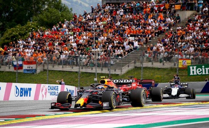 11 Sergio Perez MEX, Red Bull Racing , F1 Grand Prix of Austria at Red Bull Ring on July 4, 2021 in Spielberg, Austria Photo by HOCH ZWEI Spielberg Austria