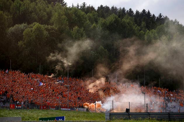 Fans, F1 Grand Prix of Austria at Red Bull Ring on July 4, 2021 in Spielberg, Austria Photo by HOCH ZWEI Spielberg Austria
